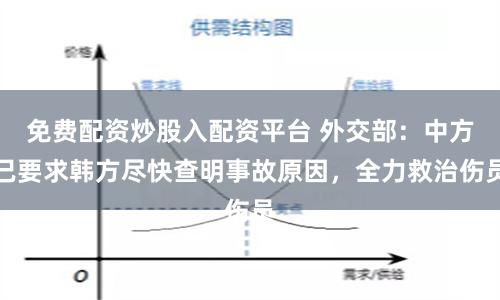 免費配資炒股入配資平臺 外交部：中方已要求韓方盡快查明事故原因，全力救治傷員
